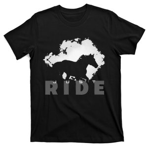 Just Ride Horseback Riding Apparel Horse T-Shirt