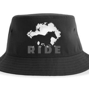 Just Ride Horseback Riding Apparel Horse Sustainable Bucket Hat