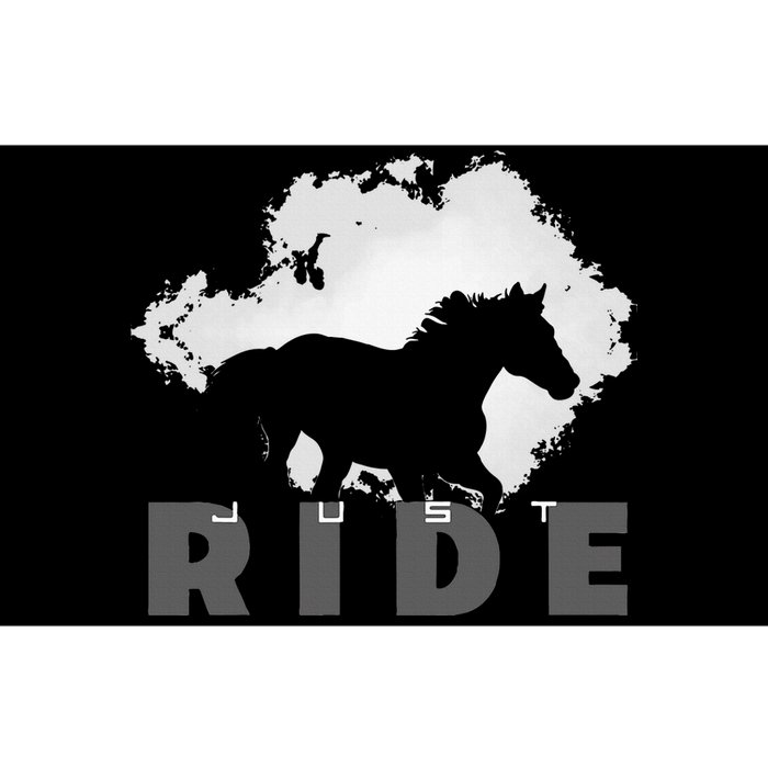 Just Ride Horseback Riding Apparel Horse Bumper Sticker