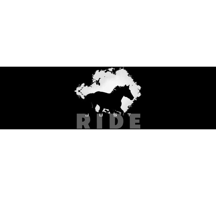 Just Ride Horseback Riding Apparel Horse Bumper Sticker