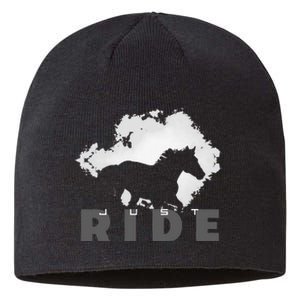 Just Ride Horseback Riding Apparel Horse Sustainable Beanie