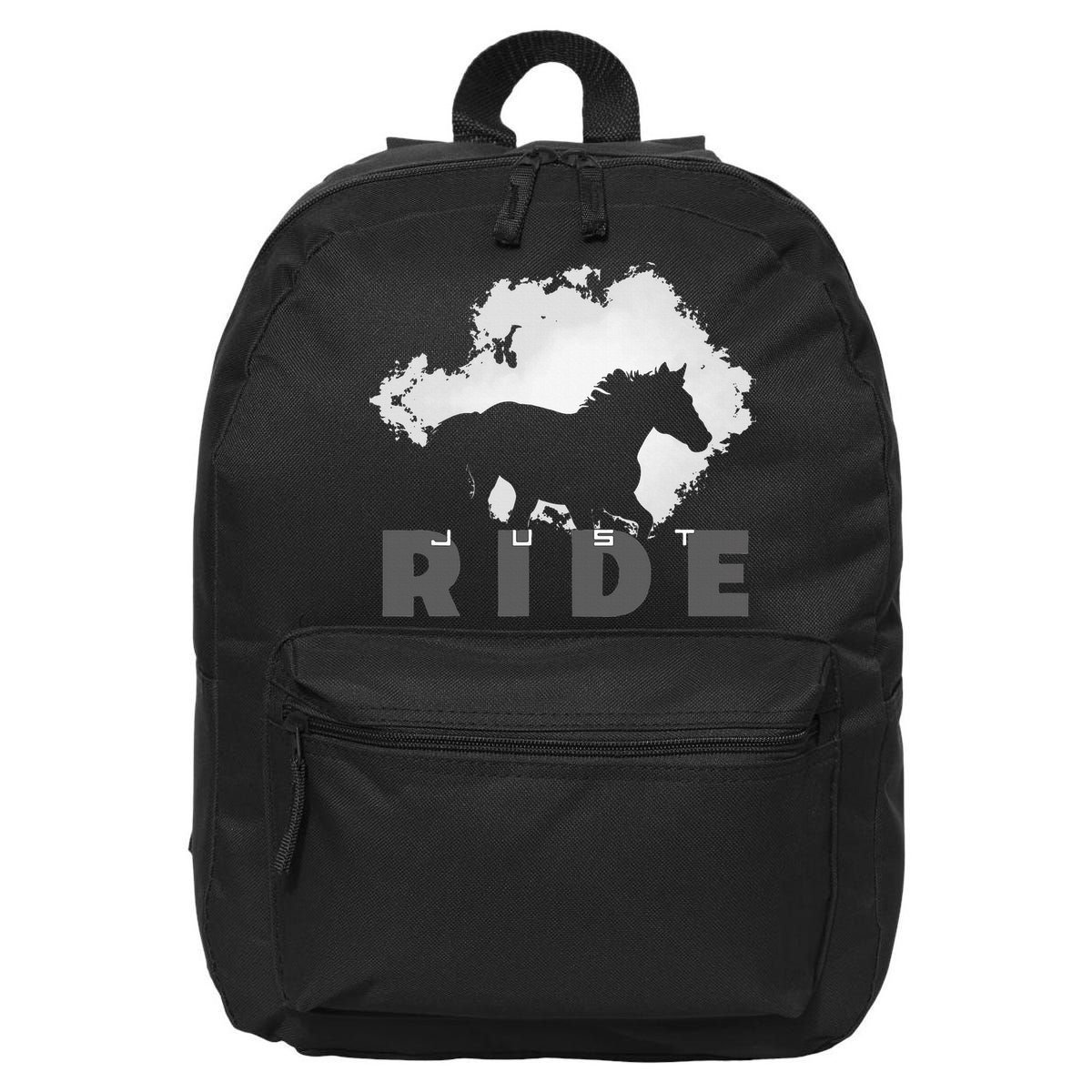 Just Ride Horseback Riding Apparel Horse 16 in Basic Backpack