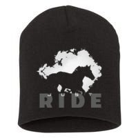 Just Ride Horseback Riding Apparel Horse Short Acrylic Beanie