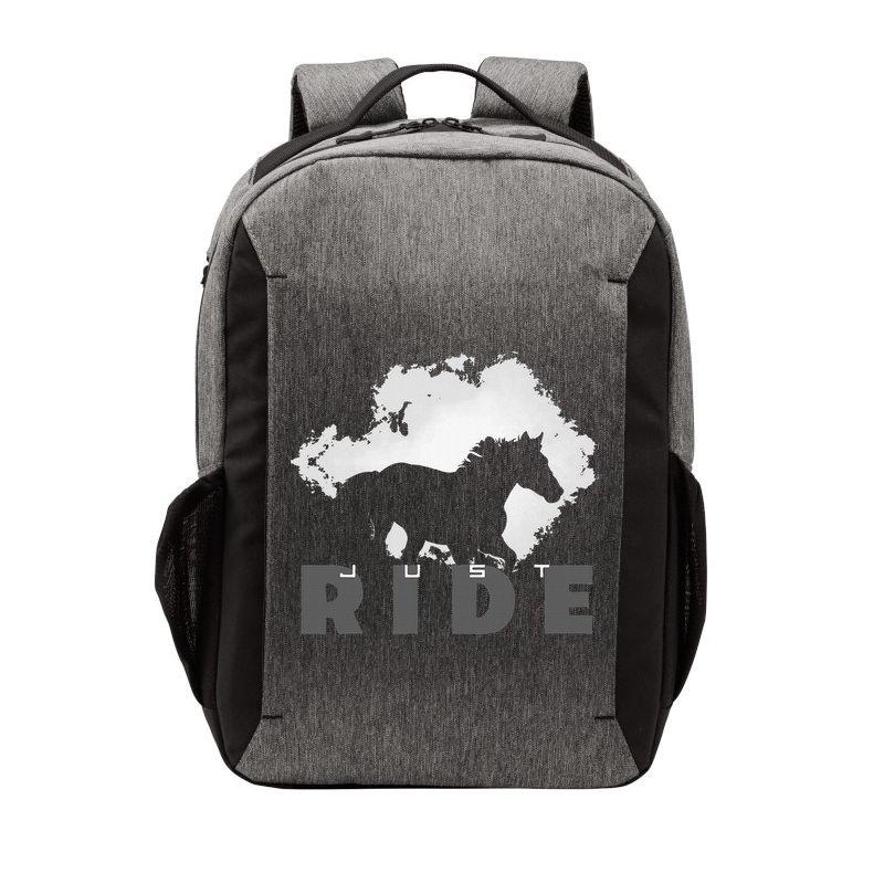 Just Ride Horseback Riding Apparel Horse Vector Backpack