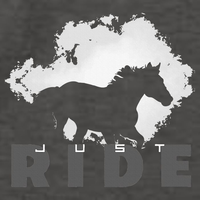 Just Ride Horseback Riding Apparel Horse Vector Backpack