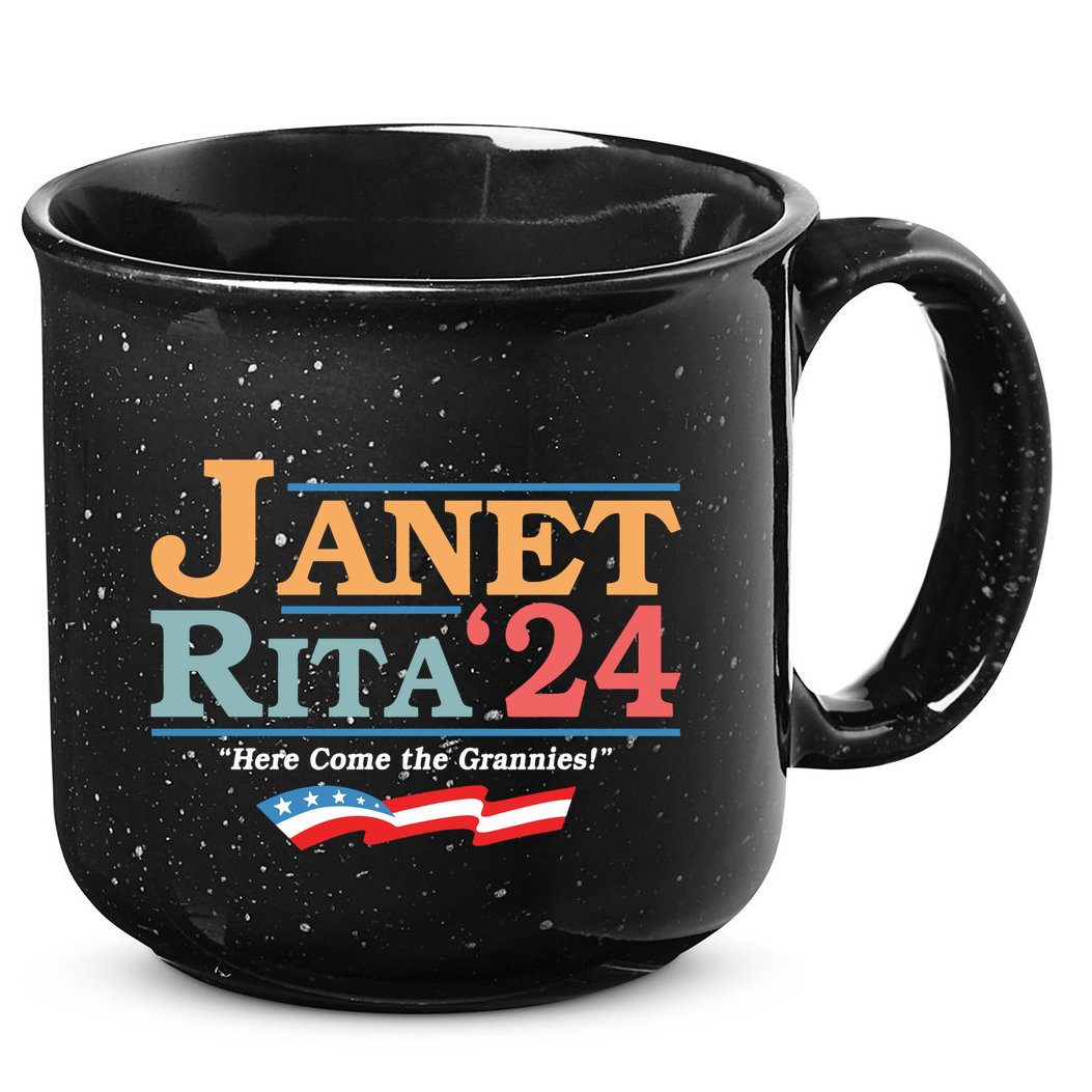 Janet Rita24 Here Come The Grannies 15oz Campfire Ceramic Mug