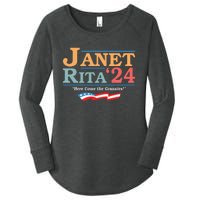 Janet Rita24 Here Come The Grannies Women's Perfect Tri Tunic Long Sleeve Shirt