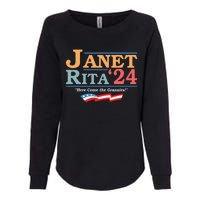 Janet Rita24 Here Come The Grannies Womens California Wash Sweatshirt