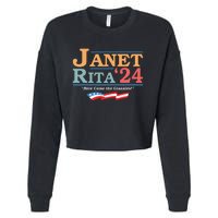 Janet Rita24 Here Come The Grannies Cropped Pullover Crew