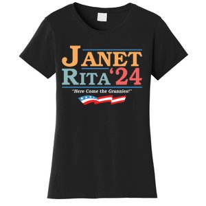 Janet Rita24 Here Come The Grannies Women's T-Shirt