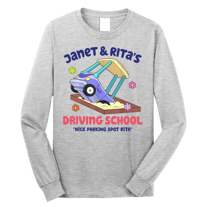 Janet & Rita Humorous Driving School Nice Parking Spot Long Sleeve Shirt