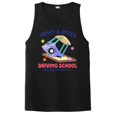 Janet & Rita Humorous Driving School Nice Parking Spot PosiCharge Competitor Tank