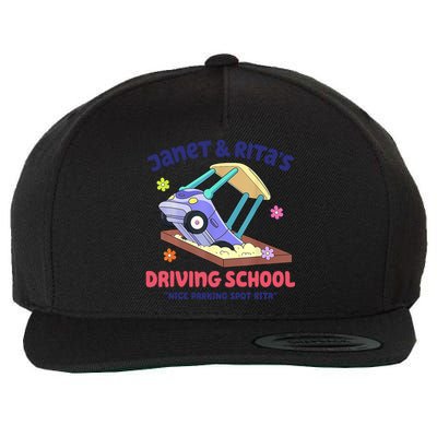 Janet & Rita Humorous Driving School Nice Parking Spot Wool Snapback Cap