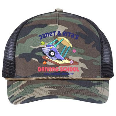 Janet & Rita Humorous Driving School Nice Parking Spot Retro Rope Trucker Hat Cap