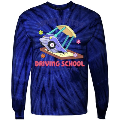 Janet & Rita Humorous Driving School Nice Parking Spot Tie-Dye Long Sleeve Shirt