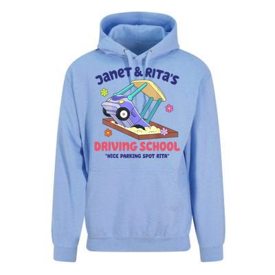 Janet & Rita Humorous Driving School Nice Parking Spot Unisex Surf Hoodie