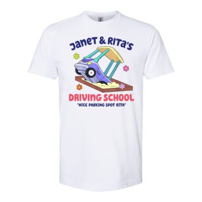 Janet & Rita Humorous Driving School Nice Parking Spot Softstyle CVC T-Shirt