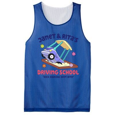 Janet & Rita's Humorous Driving School Mesh Reversible Basketball Jersey Tank