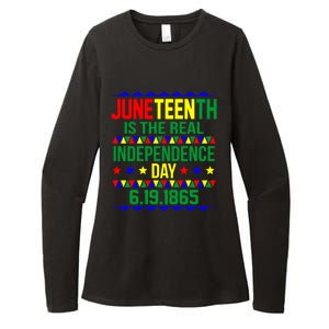 Juneteenth Real Independence Celebration Day History Graphic Gift Womens CVC Long Sleeve Shirt