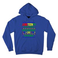 Juneteenth Real Independence Celebration Day History Graphic Gift Hoodie