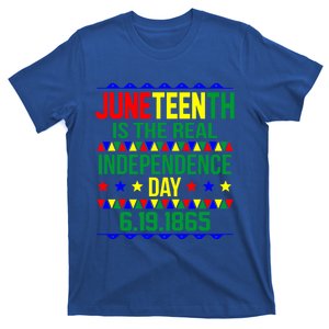 Juneteenth Real Independence Celebration Day History Graphic Gift T-Shirt