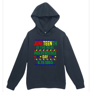 Juneteenth Real Independence Celebration Day History Graphic Gift Urban Pullover Hoodie