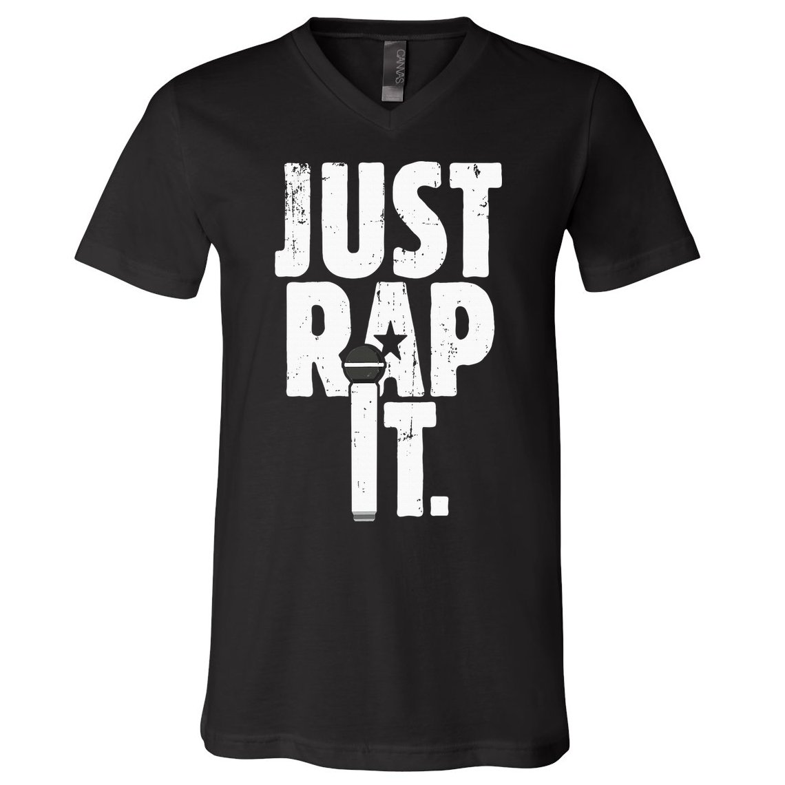 Just Rap It Cool Gift For Rapper And Hip Hop Lover V-Neck T-Shirt