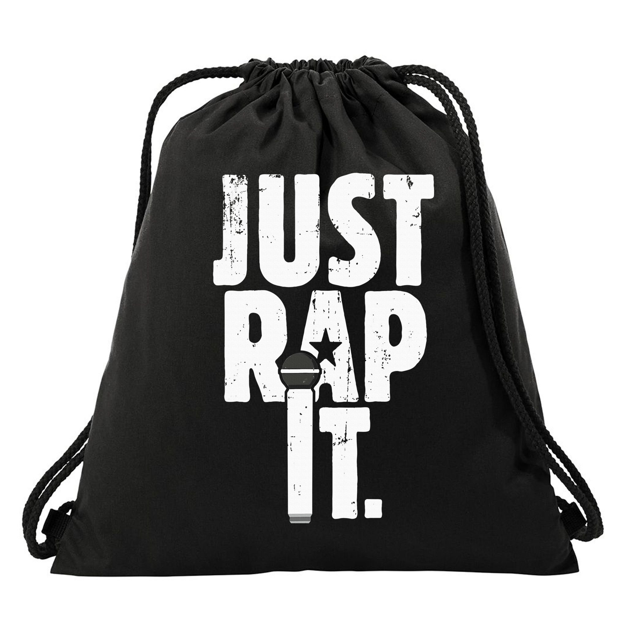 Just Rap It Cool Gift For Rapper And Hip Hop Lover Drawstring Bag