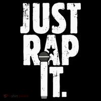 Just Rap It Cool Gift For Rapper And Hip Hop Lover Flatbill Hat
