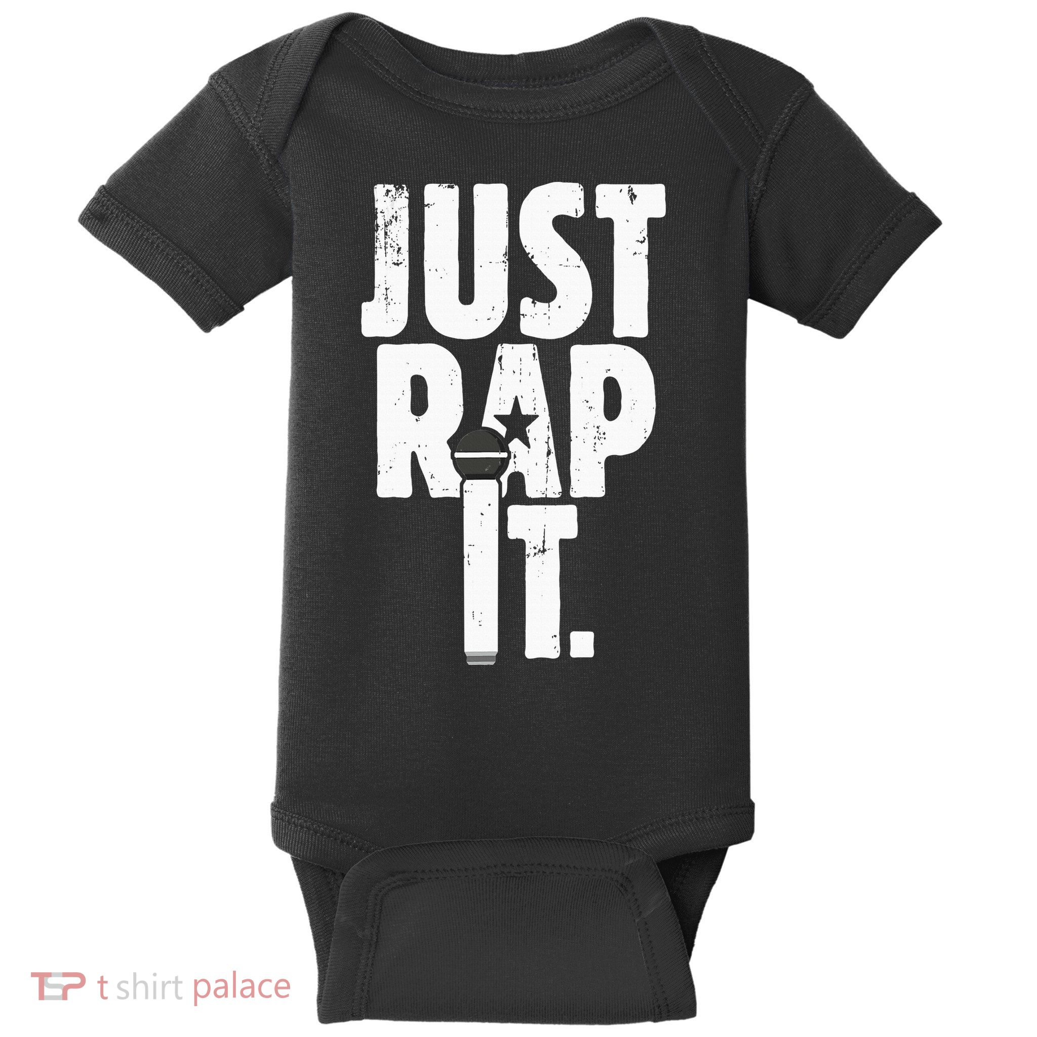 Just Rap It Cool Gift For Rapper And Hip Hop Lover Baby Bodysuit