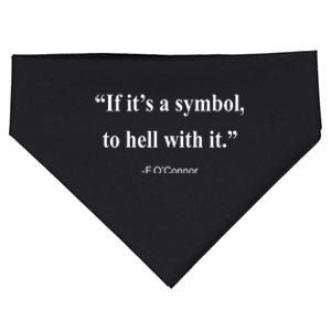 Jonathan Roumie If It Is A Symbol To Hell With It USA-Made Doggie Bandana