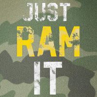 Just Ram It Funny Rams Legacy Tie Dye Trucker Hat