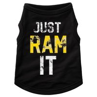 Just Ram It Funny Rams Doggie Tank