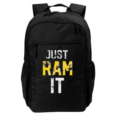 Just Ram It Funny Rams Backpack
