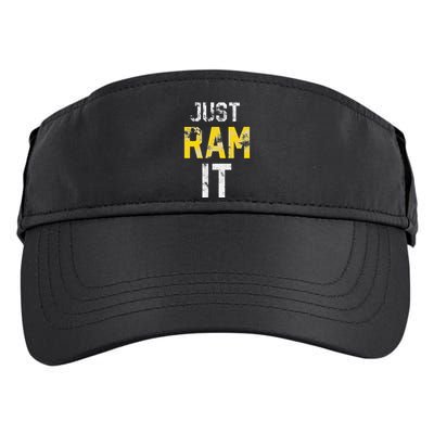 Just Ram It Funny Rams Adult Drive Performance Visor
