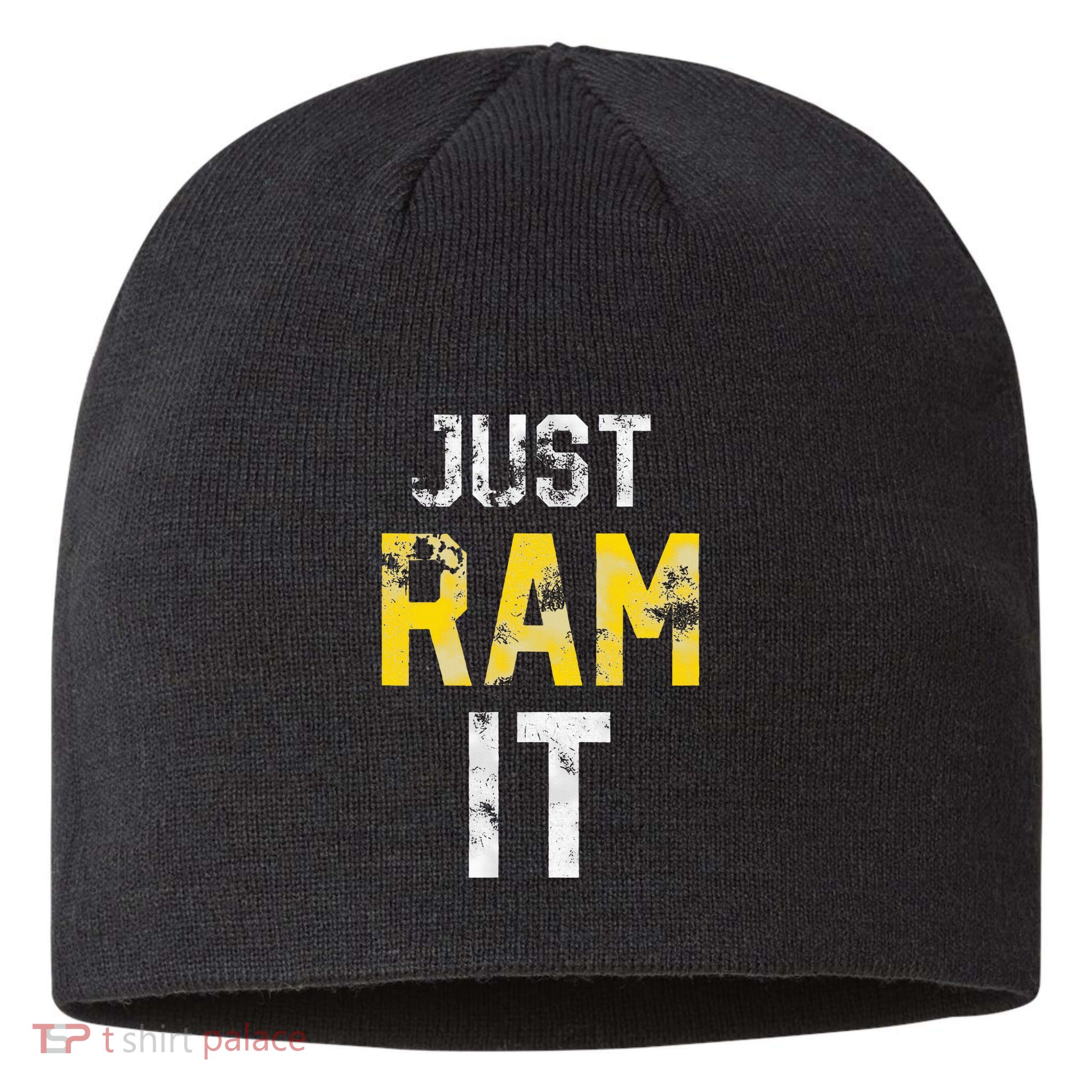 Just Ram It Funny Rams Sustainable Beanie