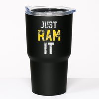 Just Ram It Funny Rams Tumbler