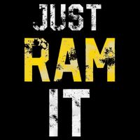 Just Ram It Funny Rams Magnet