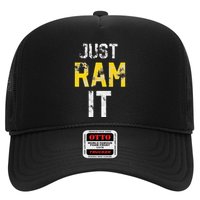 Just Ram It Funny Rams Trucker Hat