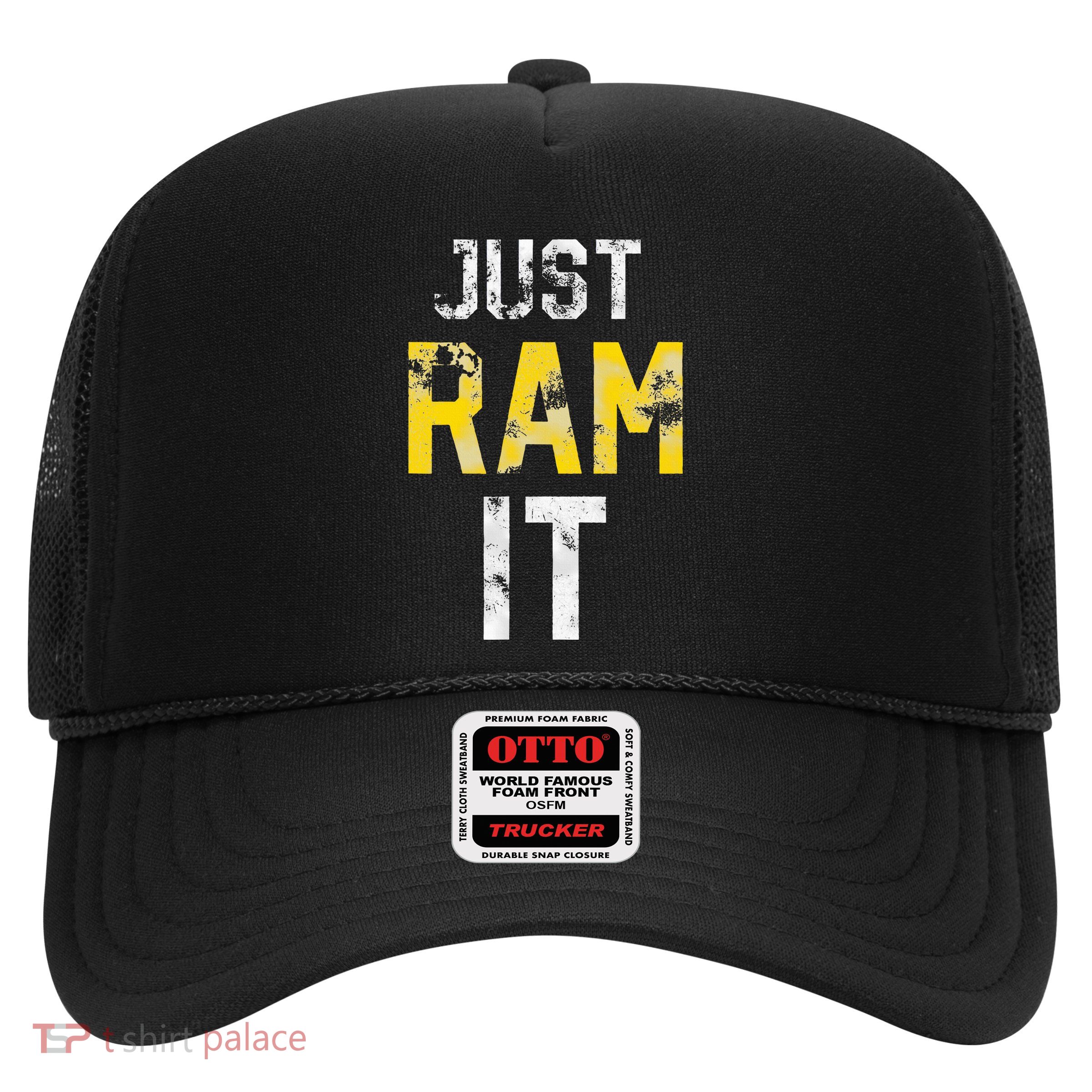 Just Ram It Funny Rams Trucker Hat