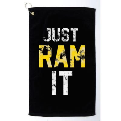 Just Ram It Funny Rams Golf Towel