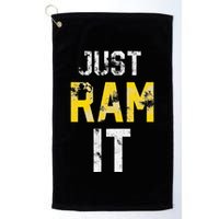 Just Ram It Funny Rams Golf Towel