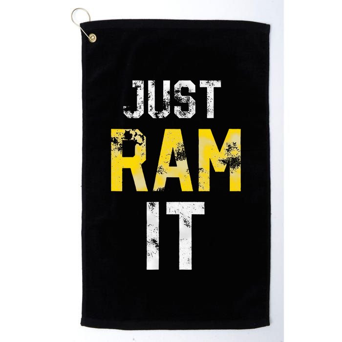 Just Ram It Funny Rams Golf Towel