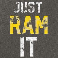Just Ram It Funny Rams Cotton Canvas Backpack