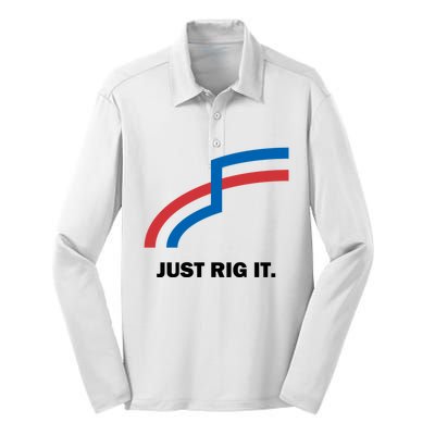 Just Rig It. Silk Touch Performance Long Sleeve Polo