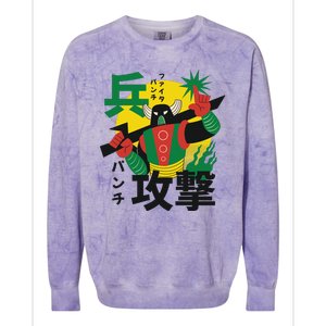 Japanese Robot Colorblast Crewneck Sweatshirt