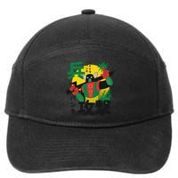 Japanese Robot 7-Panel Snapback Hat