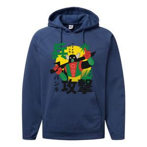 Japanese Robot Performance Fleece Hoodie