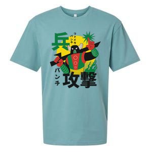 Japanese Robot Sueded Cloud Jersey T-Shirt