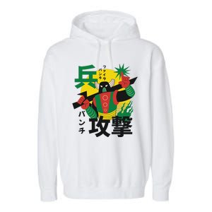 Japanese Robot Garment-Dyed Fleece Hoodie